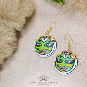 Kathakali Designed Terracotta Earring