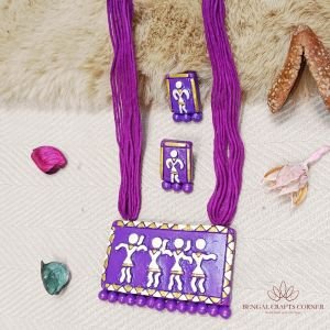 Dharanihara 4 - Handcrafted Terracotta Necklace