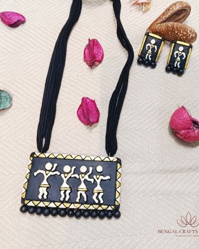 Dharanihara 4  – Handcrafted Terracotta Necklace