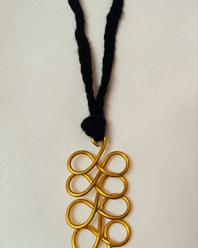 Ananta Loop Dokra Pendant