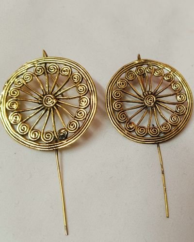 Surya Chakra Bugadi Earrings