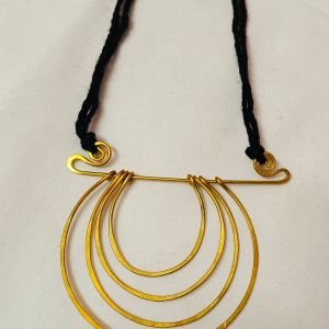 Chandra Mala Dokra Pendant